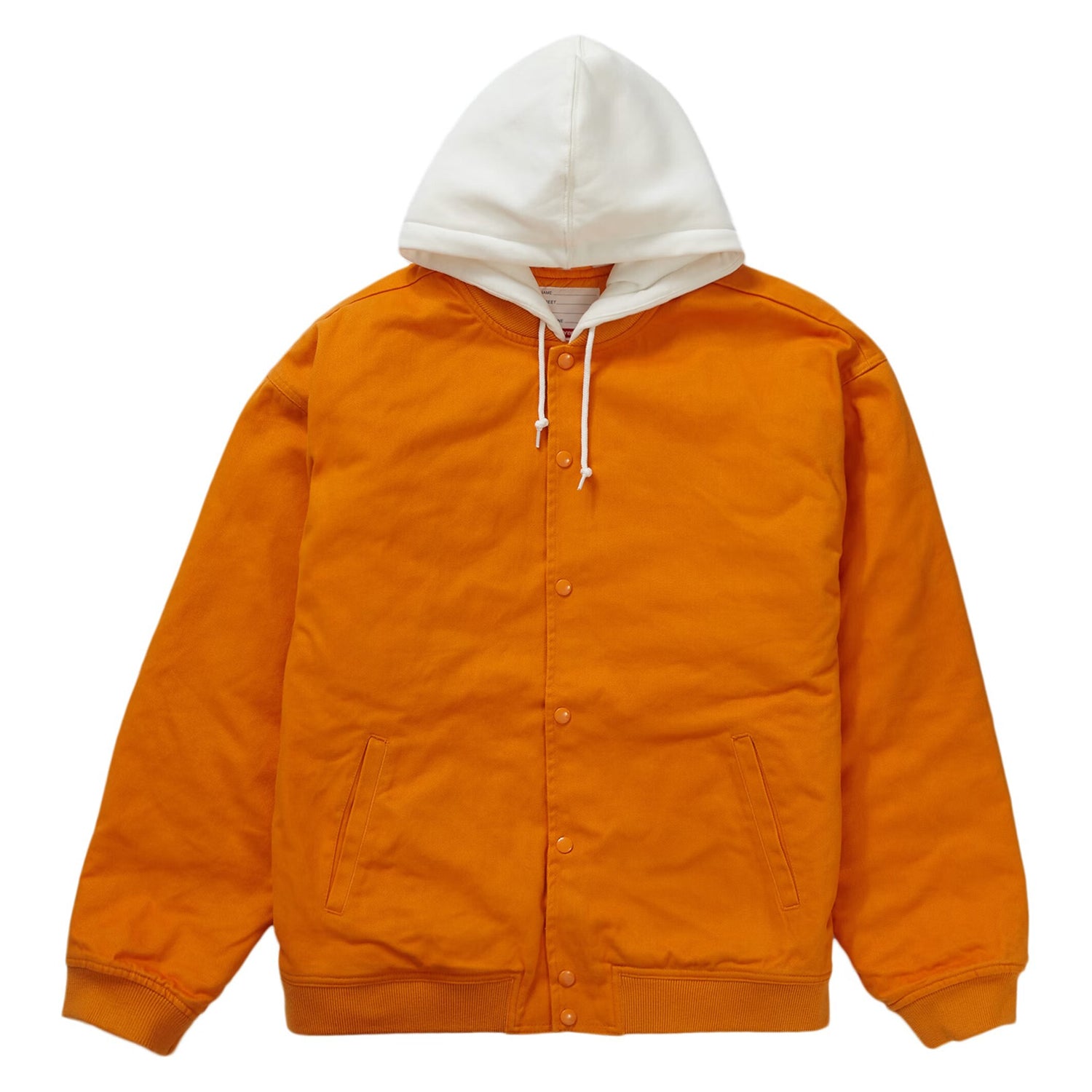 Supreme Hooded Twill Varsity Jacket Mens Style : Ss22j85