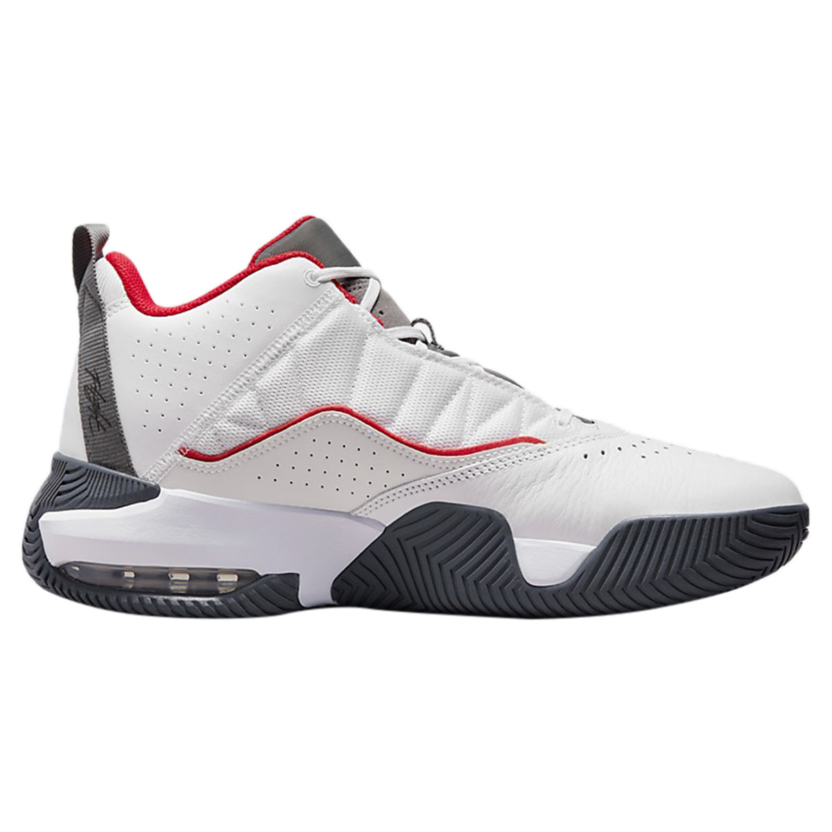 Jordan Stay Loyal White University Red