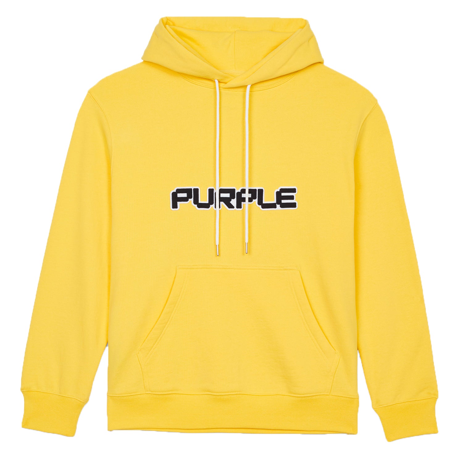 Purple-brand French Terry Pullover Hoody-Wordmark Mens Style : P410-fcyg322