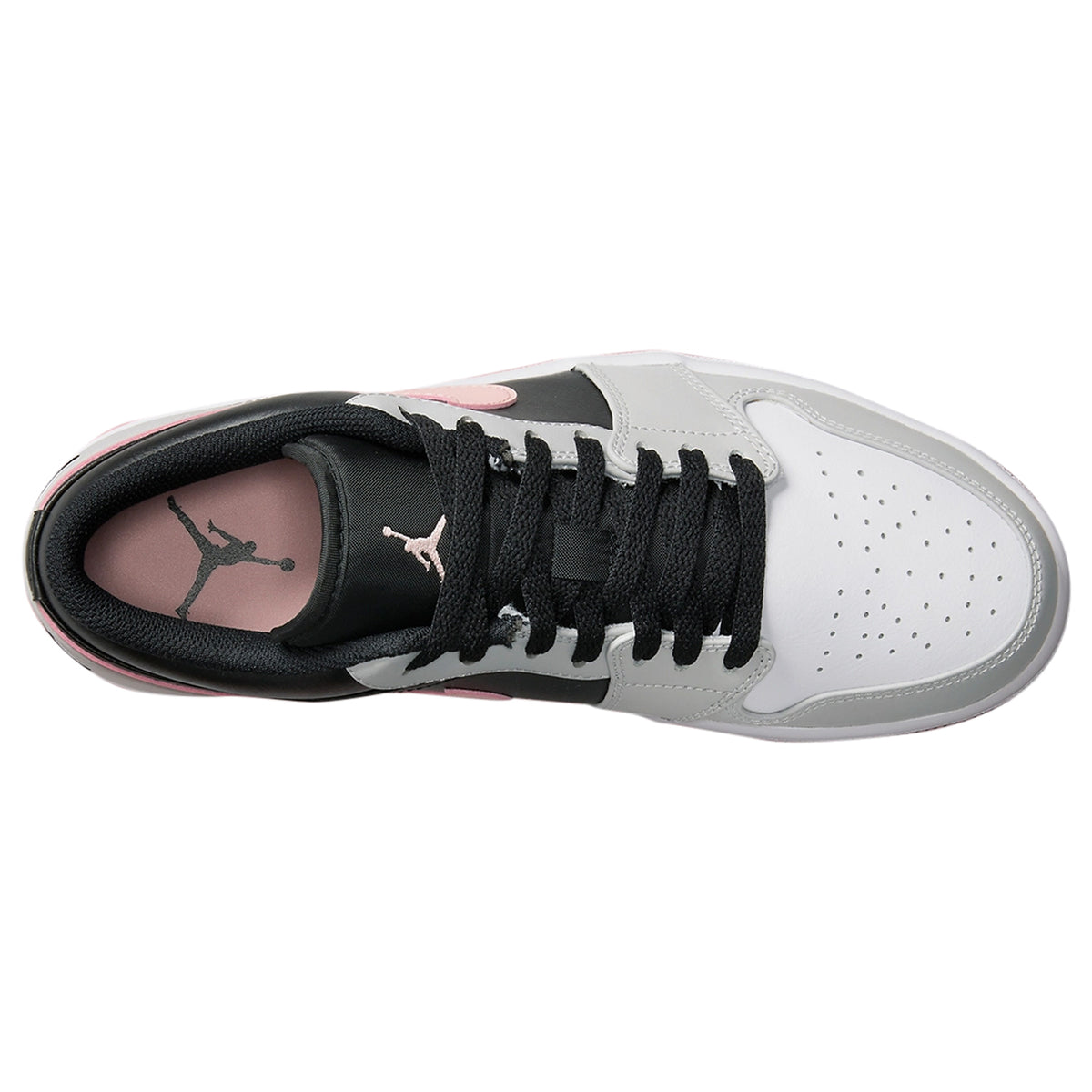 Jordan 1 Low Black Grey Pink