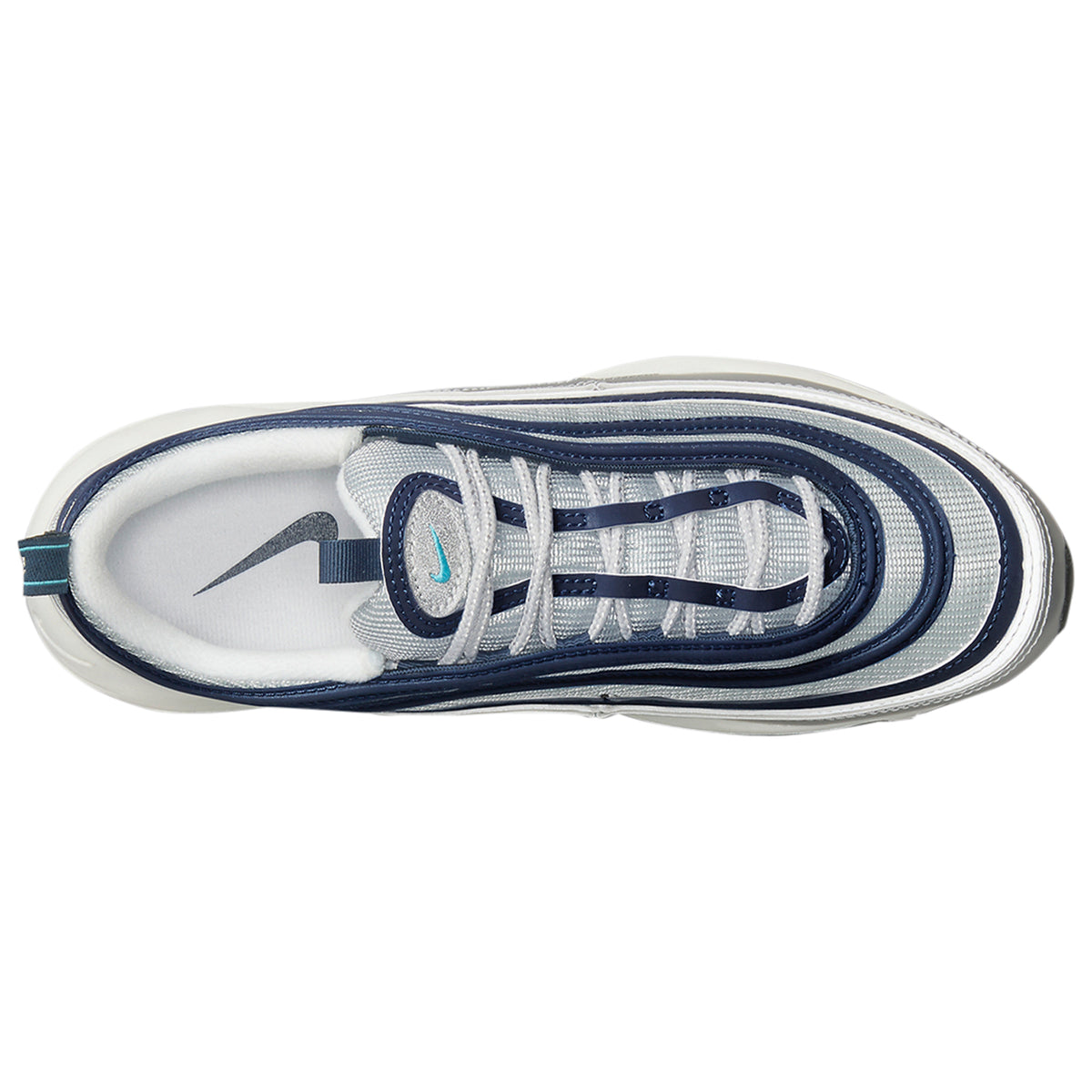 Nike Air Max 97 Metallic Silver Chlorine Blue (Women&