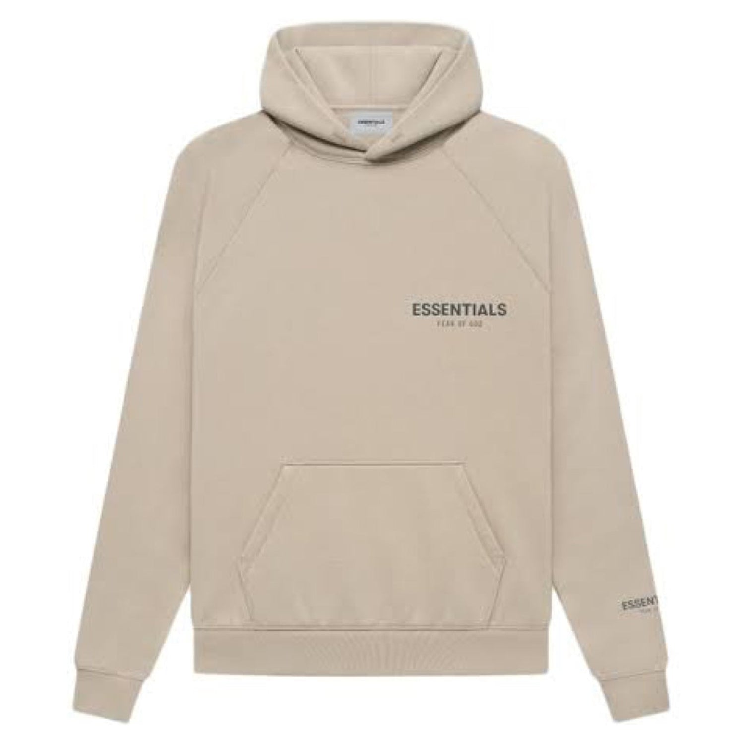 Essentials Fear Of God Mens Tan Hoodie Mens Style : Fgmh9007