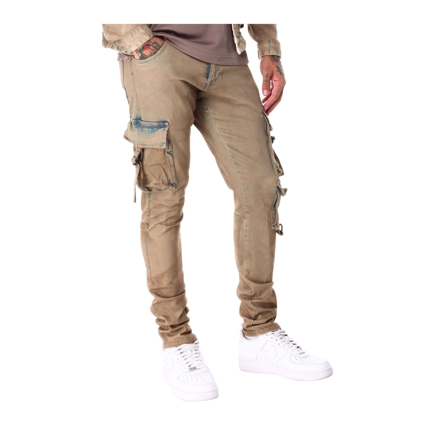 Smoke Rise Overspray Utilitty Fashion Jean Mens Style : Jp22507