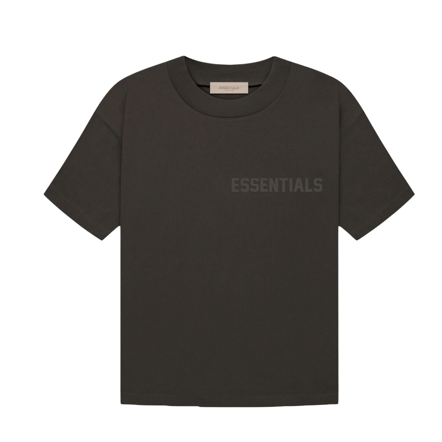 Essentials Fear Of God Mens Off Black T-shirt Mens Style : Fgmt6014