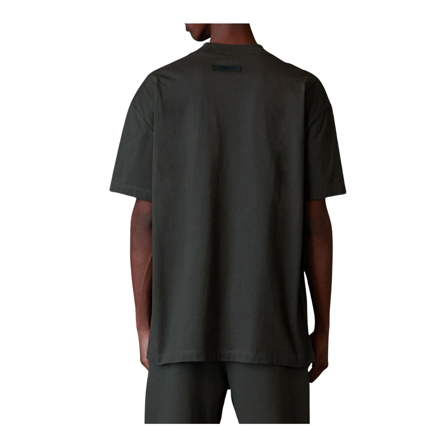 Essentials Fear Of God Mens Off Black T-shirt Mens Style : Fgmt6014