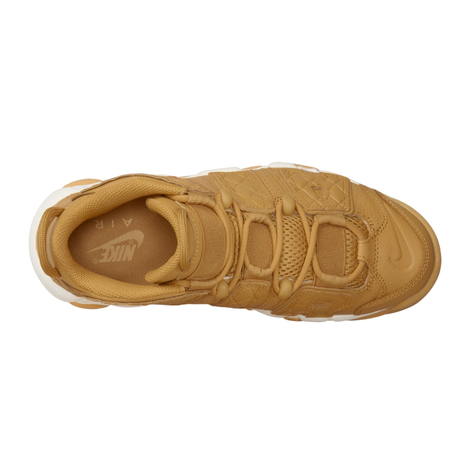 Nike Air More Uptempo Quilted Wheat Gum Light Brown (Women&
