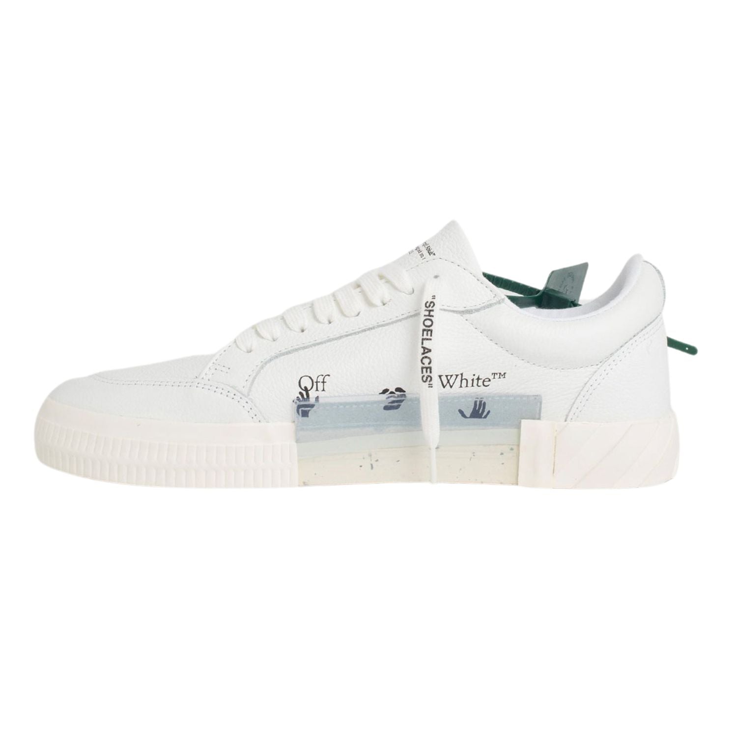 Off-white Low Vulcanized Calf Leather Mens Style : Omia085c99lea0010