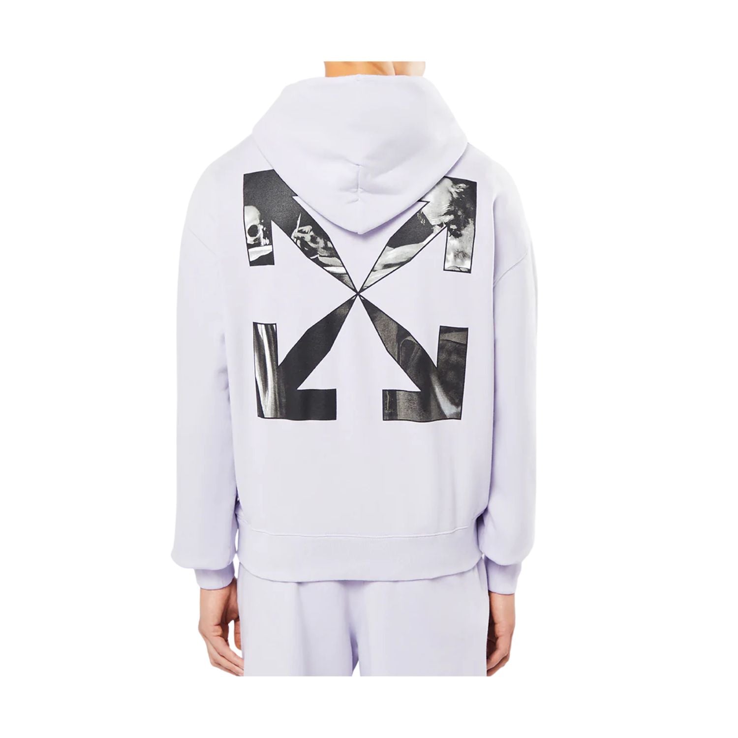 Off-white Caravag Arrow Over Hoodie Mens Style : Ombb037f22fle00