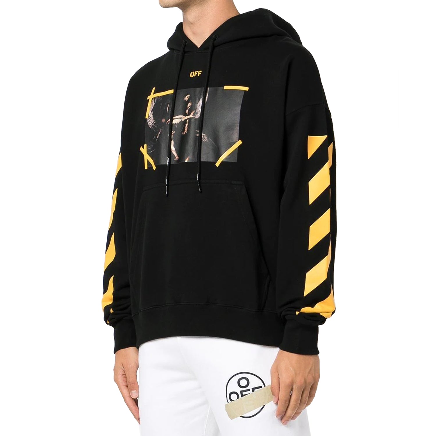 OFF-WHITE Diag Arrow Carav Mercy Skate Hoodie Black/White