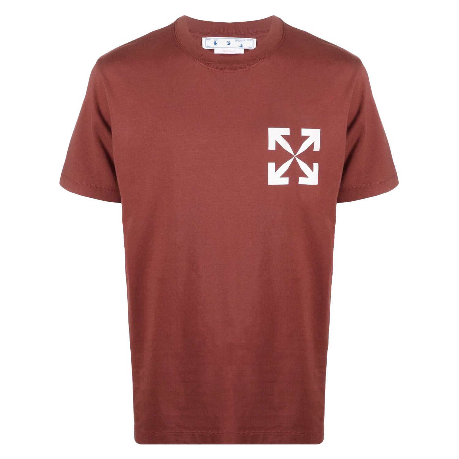 Off-white Single Arrow Slim S/s Tee Mens Style : Omaa027f22jer00