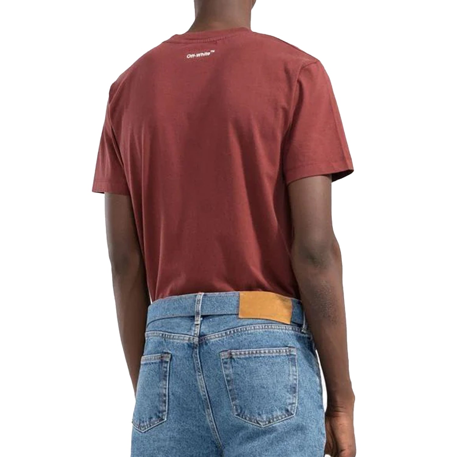 Off-white Single Arrow Slim S/s Tee Mens Style : Omaa027f22jer00