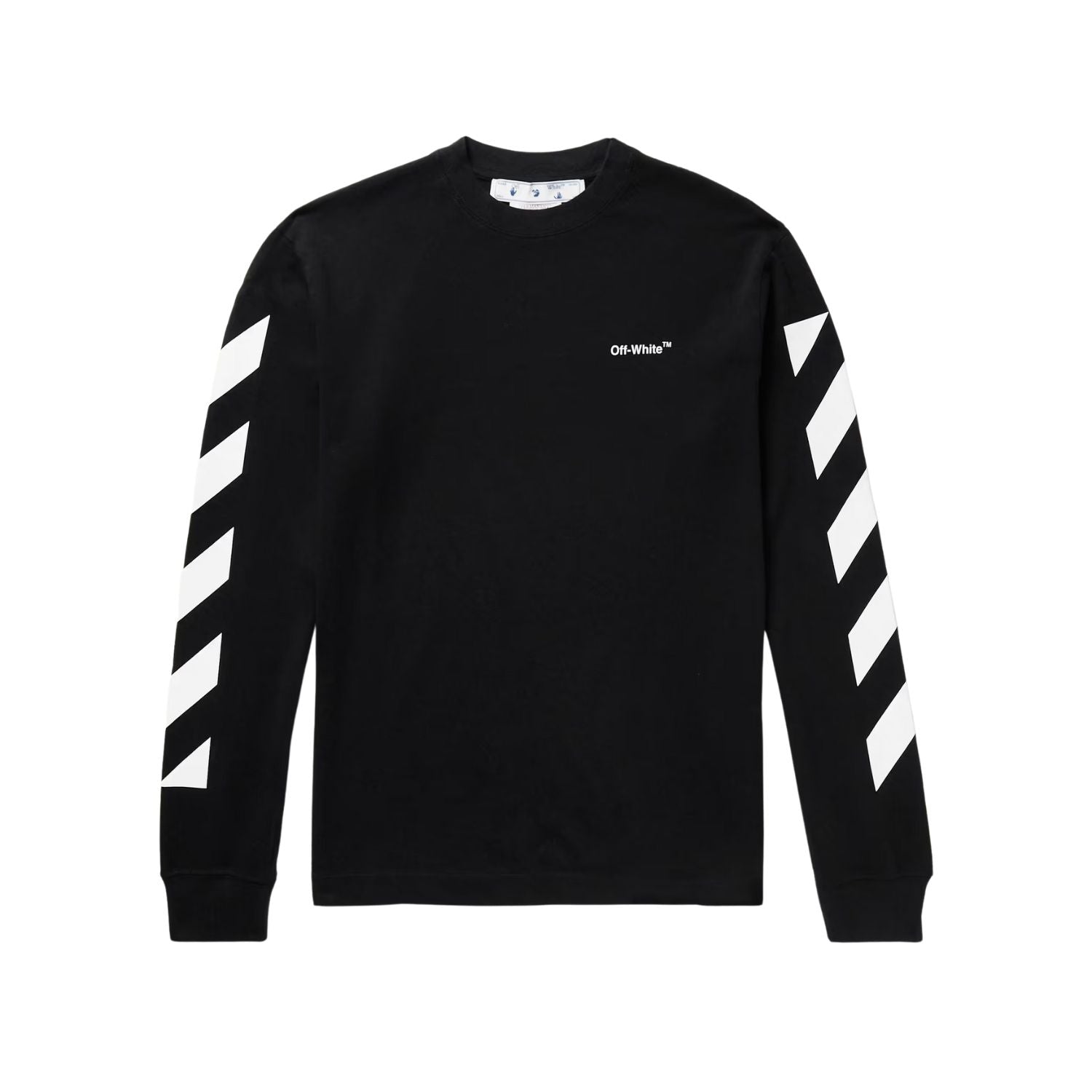 Off-white Diag Arrow Skate L/s Tee Mens Style : Omab064c99jer01