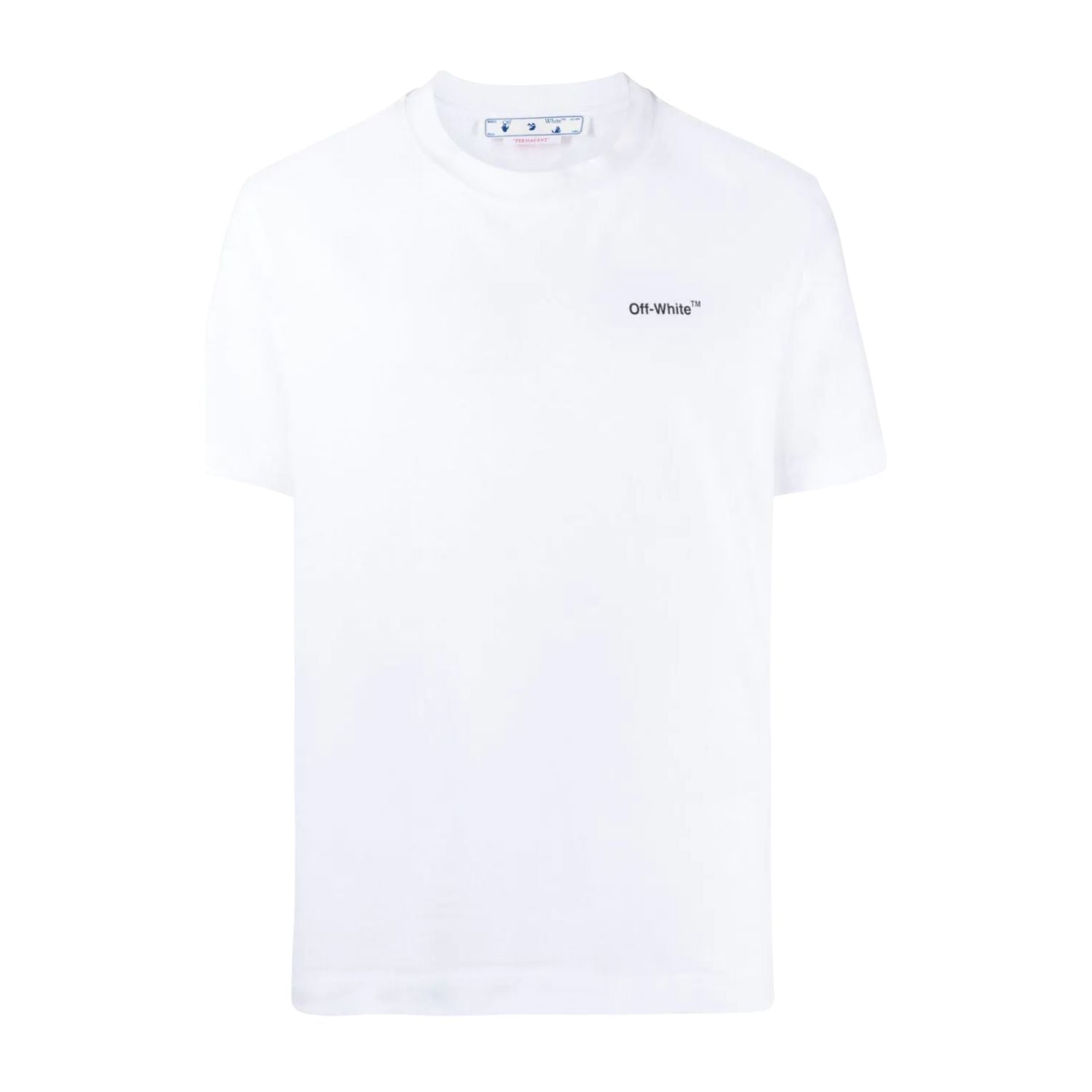 OFF-WHITE Text Logo Caravaggio Saint Jerome Writing Arrows Slim Fit T-Shirt White/Black