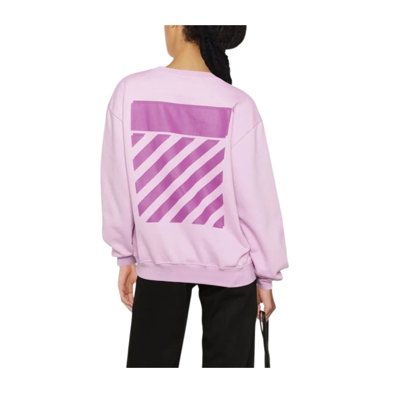 Off-white Diag Regular Crewneck Womens Style : Owba046f22jer00