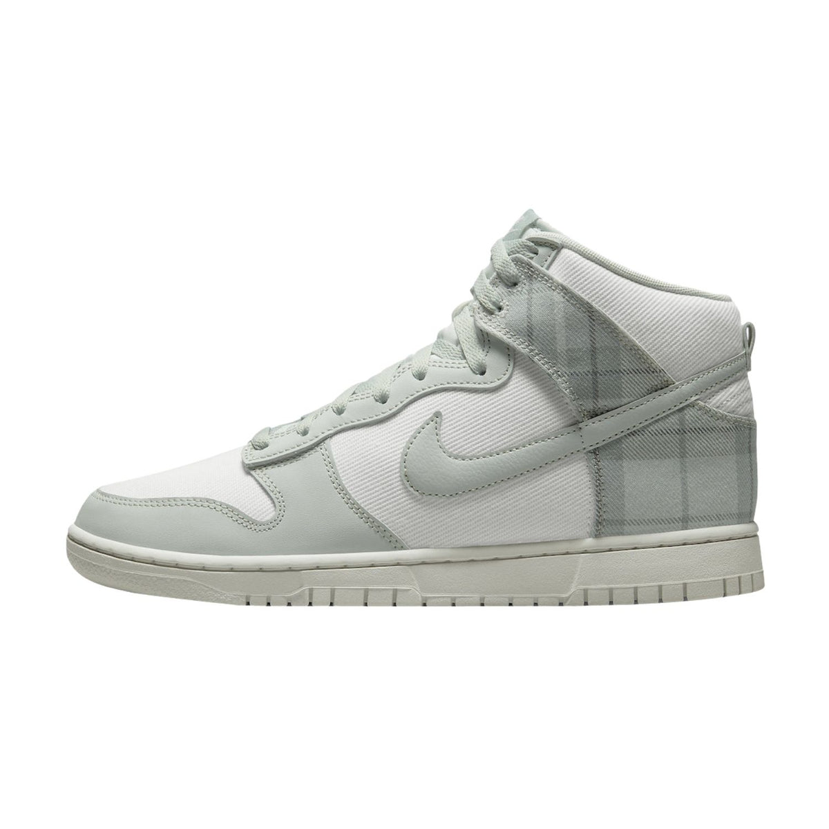 Nike Dunk High SE Tartan Plaid White Light Green