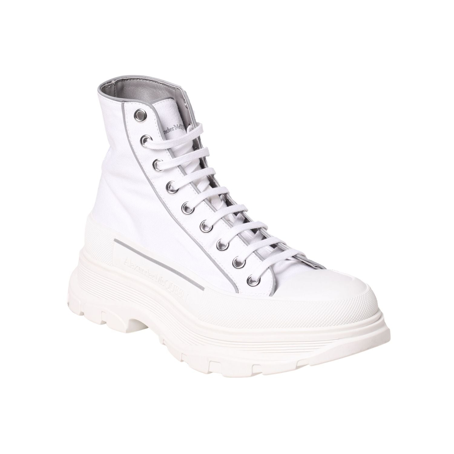 Alexander Mcqueen Canvas Sack Boots Mens Style : 705663w4tg9