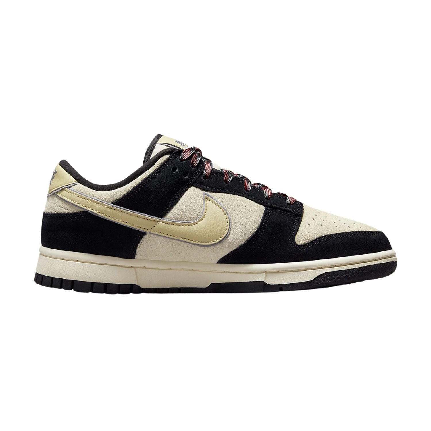 Nike Dunk Low LX Black Suede Team Gold (Women&
