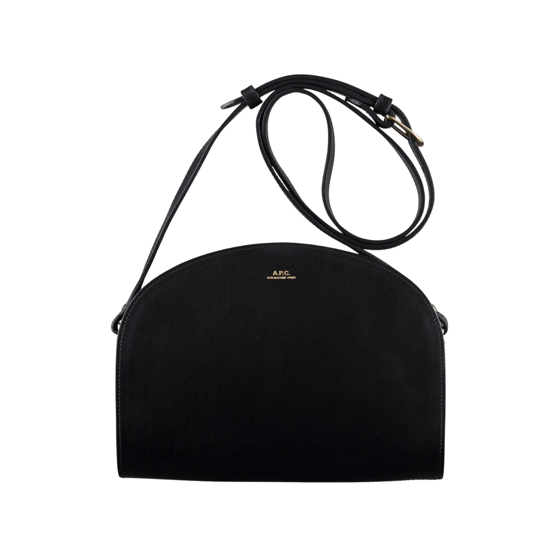 A.p.c Sac Demi-lune Smooth Leather Womens Style : Pxawv_f61048