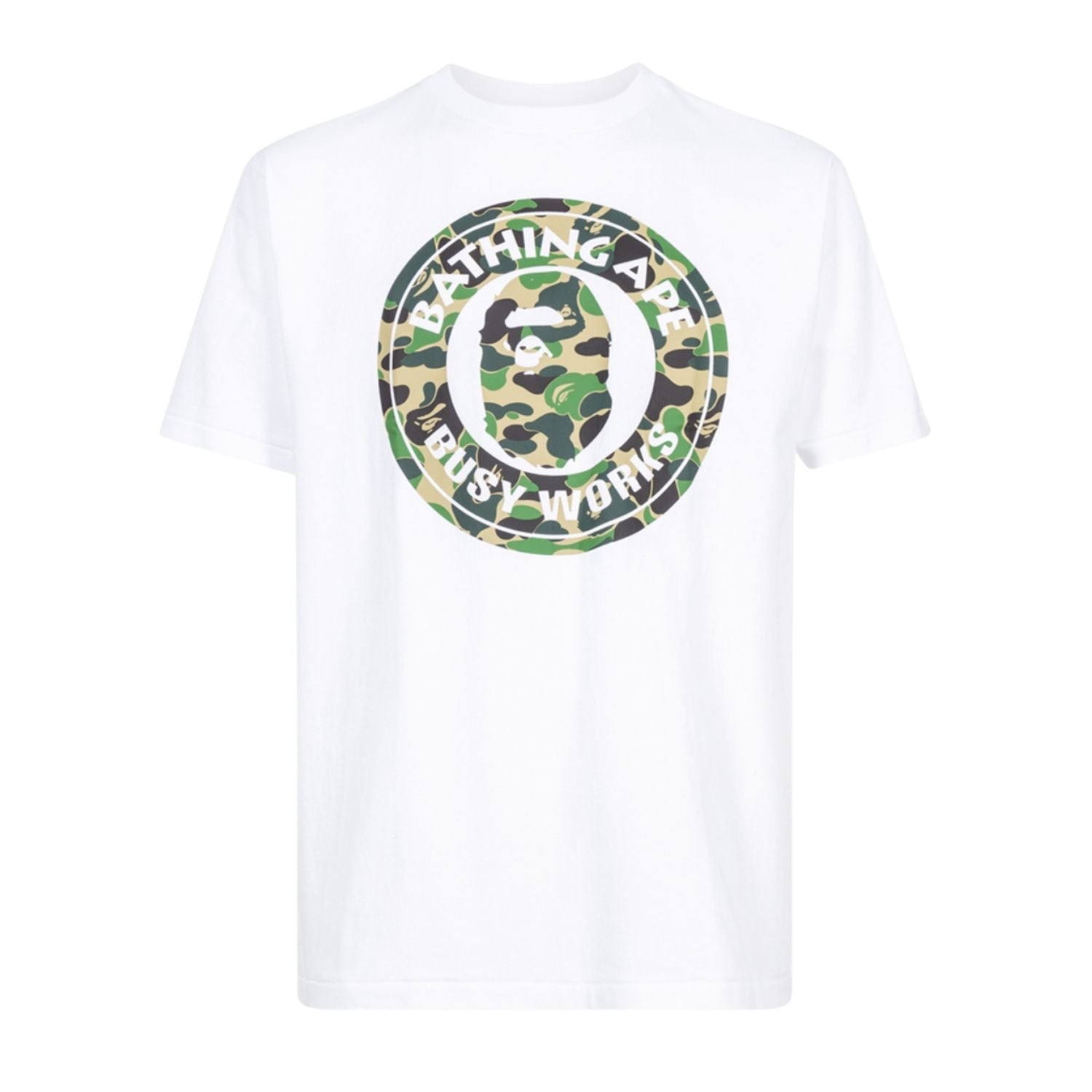 Bape Abc Camo Single Color Busy Works Tee Mens Style : 95707222