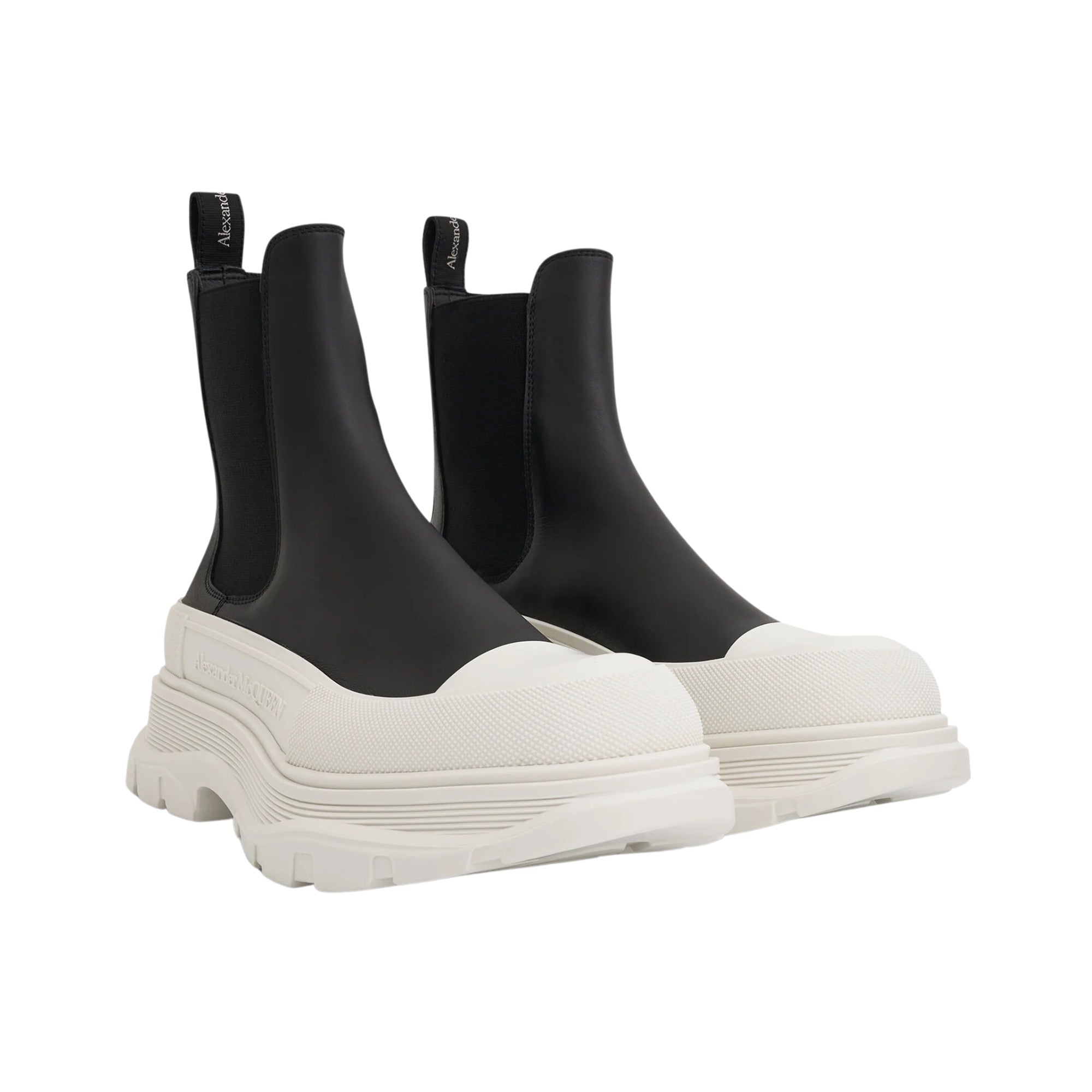 Alexander Mcqueen Boxer Dog Calf Boots Mens Style : 705672