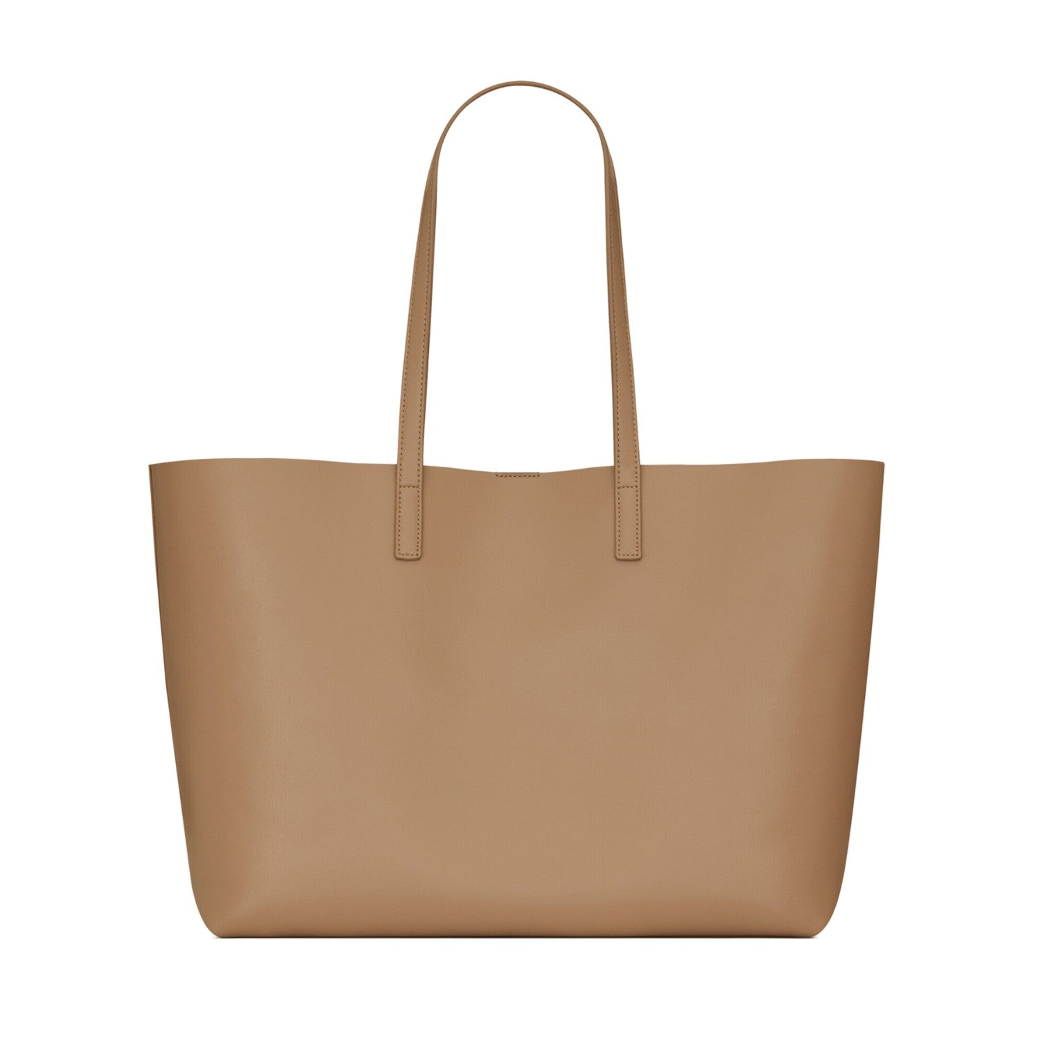 Saint Laurent Unstructured Tote Bag With Flat Leather Handles And Removable Leather Encased Metal Cassandre Charm Womens Style : 600281csv0j2346