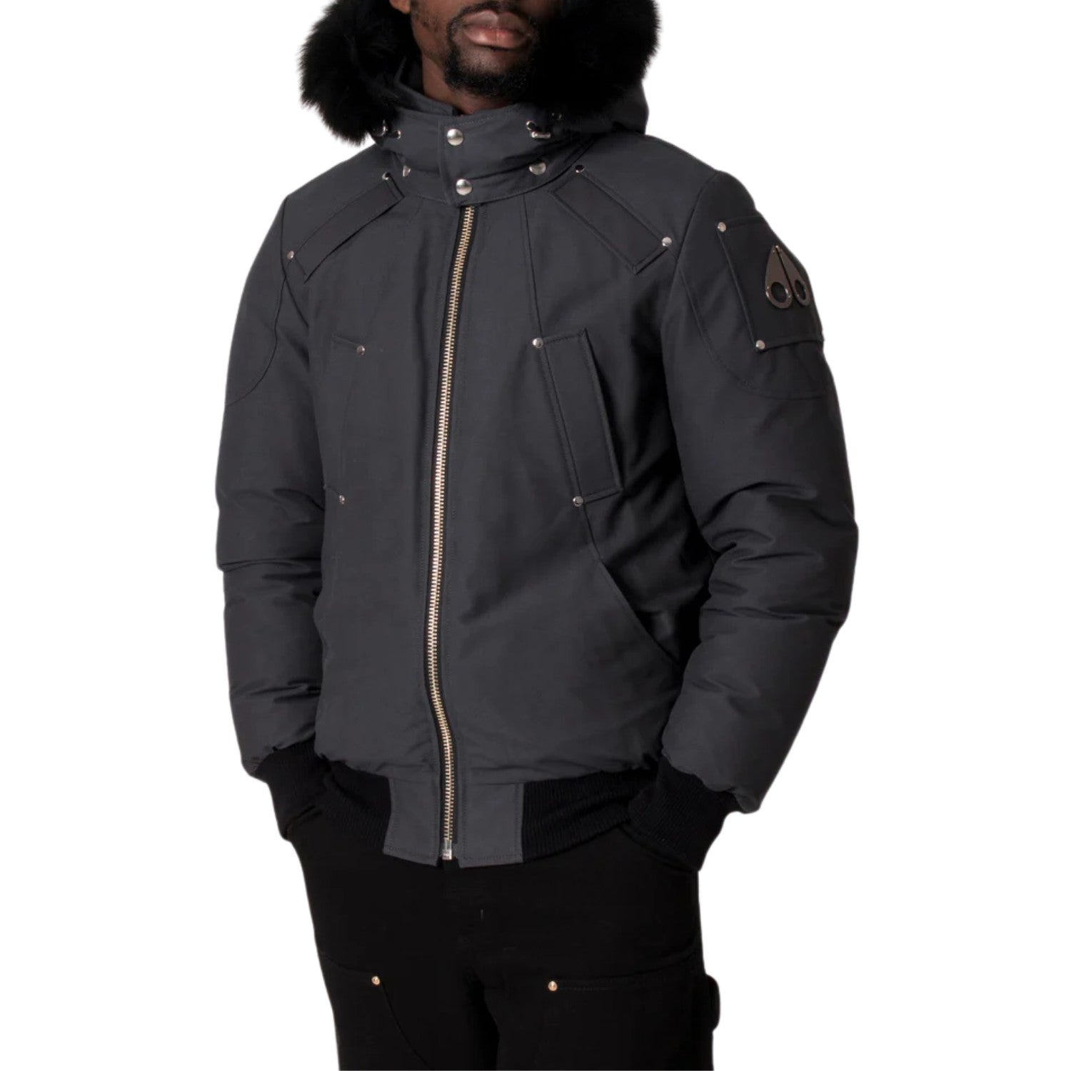 Moose Knuckles Ballistic Bomber Jacket Womens Style : Mk2000mb