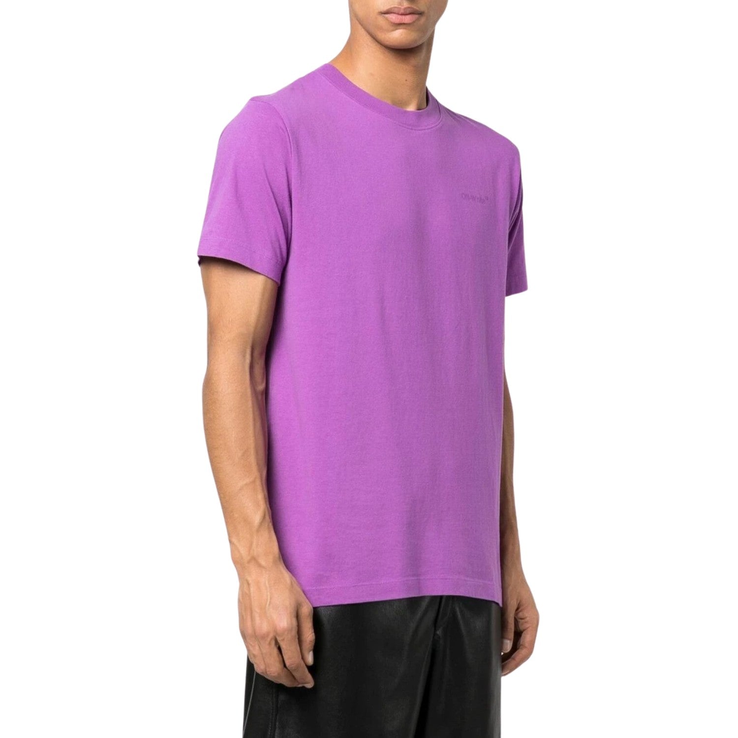 Off-white Diag Tab Slim S/s Tee Mens Style : Omaa027s23jer00