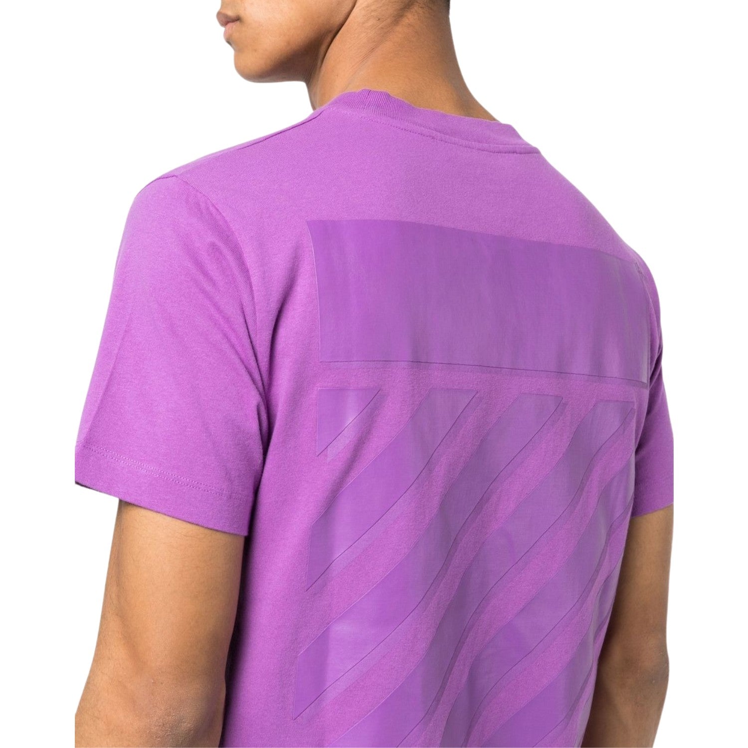 Off-white Diag Tab Slim S/s Tee Mens Style : Omaa027s23jer00