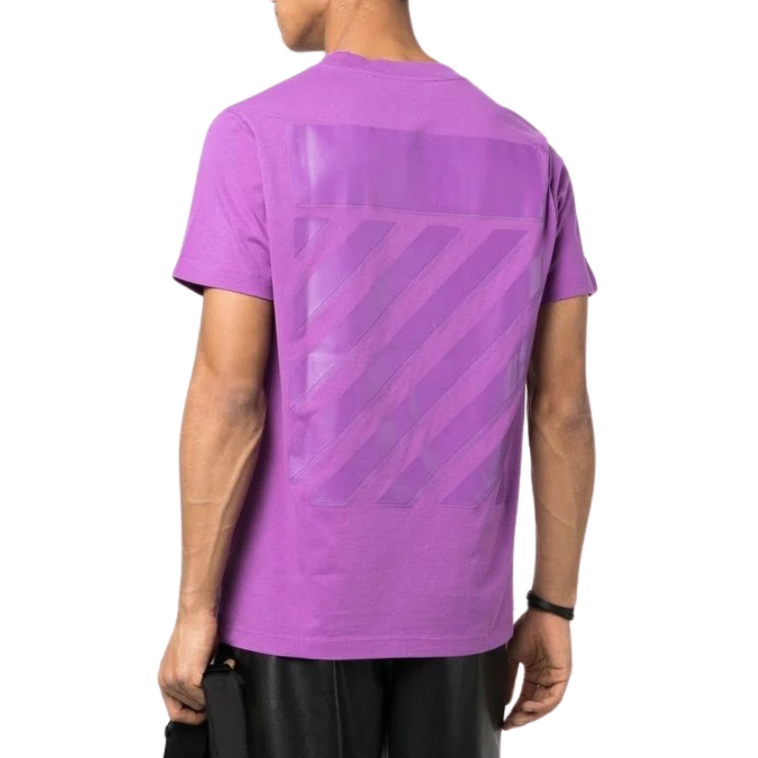 Off-white Diag Tab Slim S/s Tee Mens Style : Omaa027s23jer00