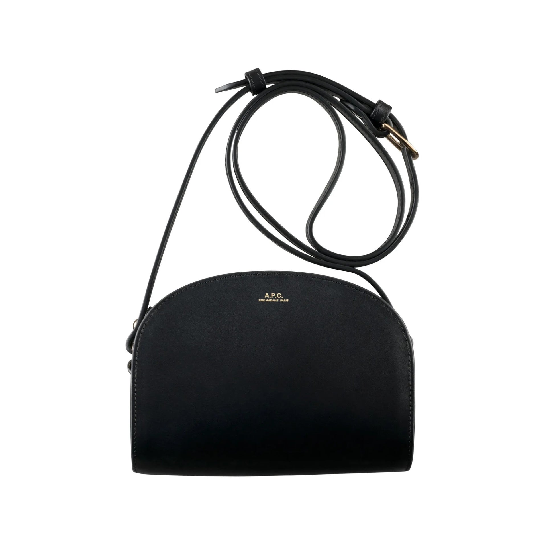 A.p.c Sac Demi Lune Mini Noir Womens Style : Pxawv-f61392 Lzz