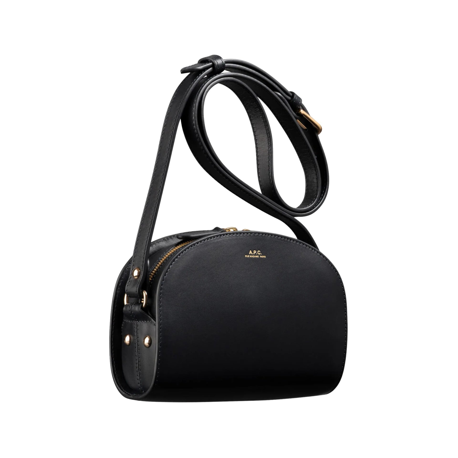 A.p.c Sac Demi Lune Mini Noir Womens Style : Pxawv-f61392 Lzz