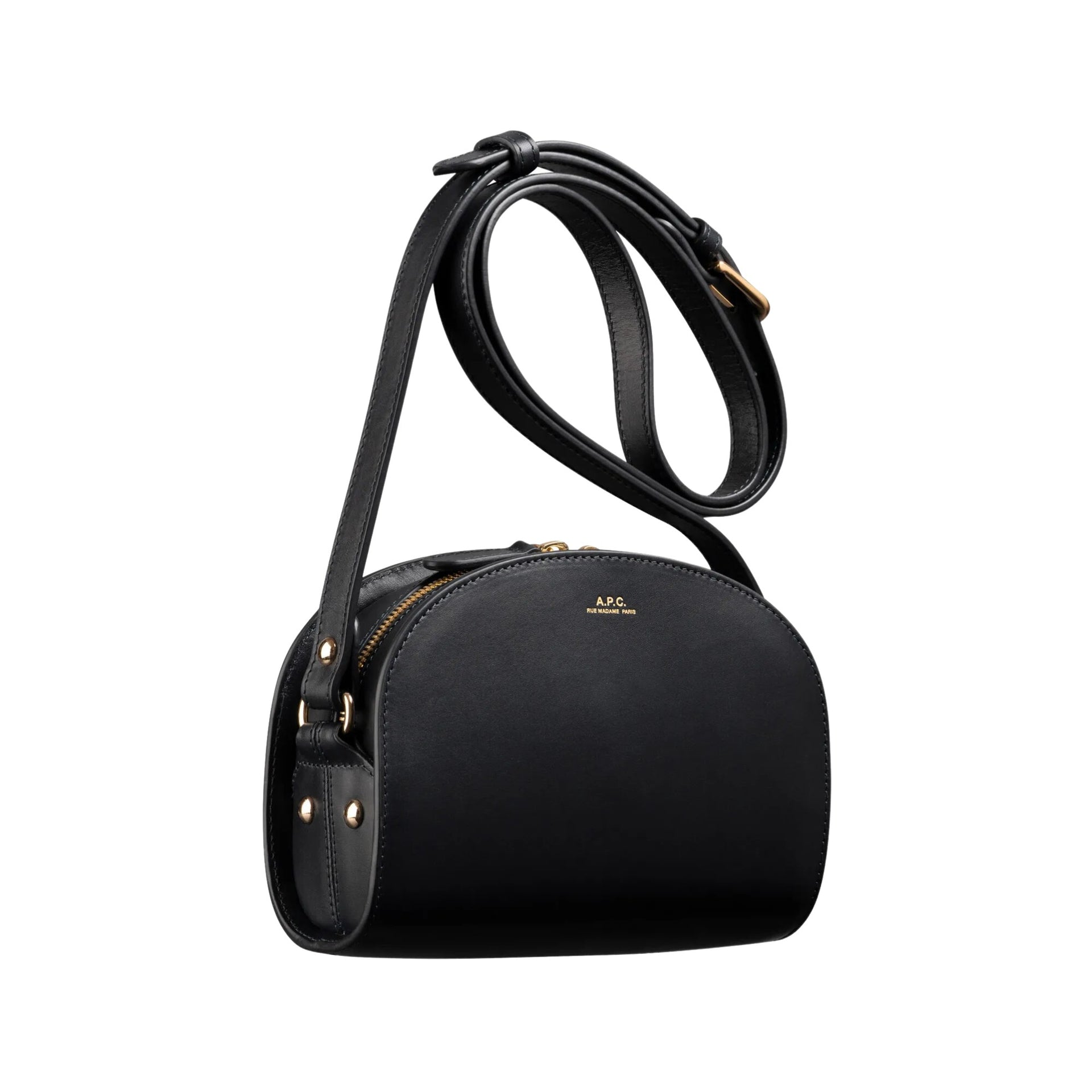 A.p.c Sac Demi Lune Mini Noir Womens Style : Pxawv-f61392 Lzz