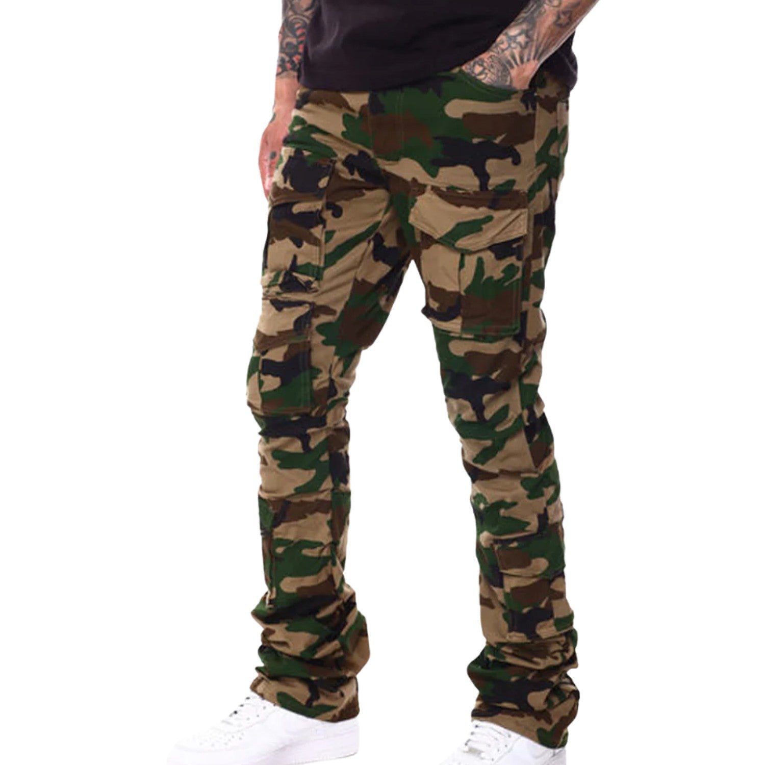 Smoke Rise Stacked Utility Twill Pants Mens Style : Jp23539