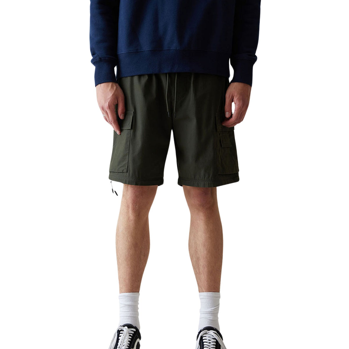 Pacsun Canvas Green Baggy Zip Off Cargo Pants Mens Style : Pac-030