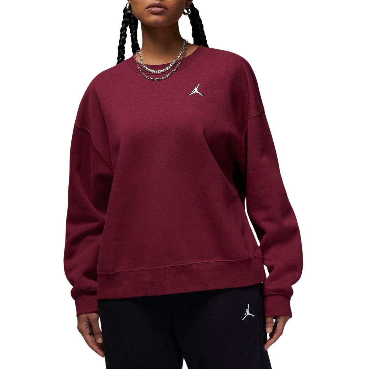 Jordan Brooklyn Crewneck Sweatshirt Womens Style : Dq4462