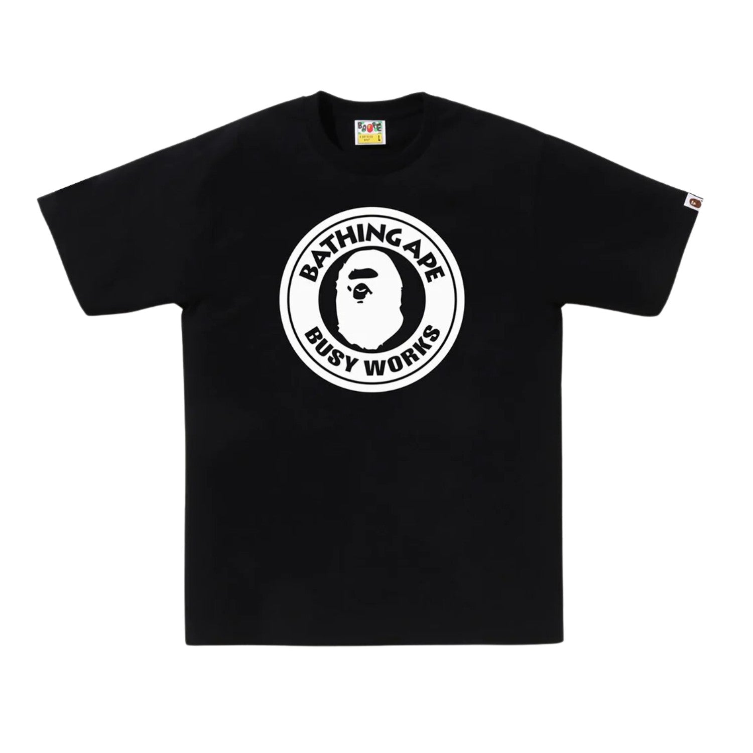 A Bathing Ape Bicolor Busy Works Tee Mens Style : 1j25110008