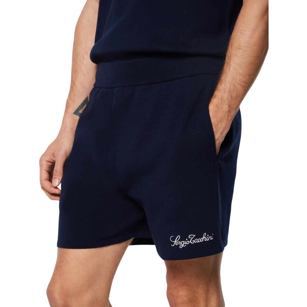 Sergio Tacchini Roselli Knit Short Mens Style : Sts24m50822