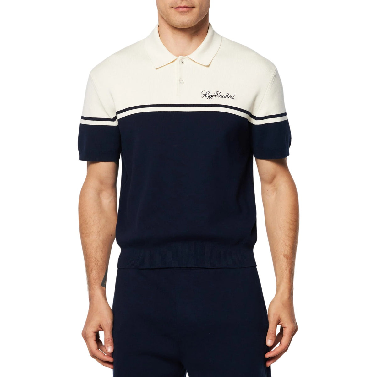 Sergio Tacchini Roselli Knit Polo Mens Style : Sts24m50823