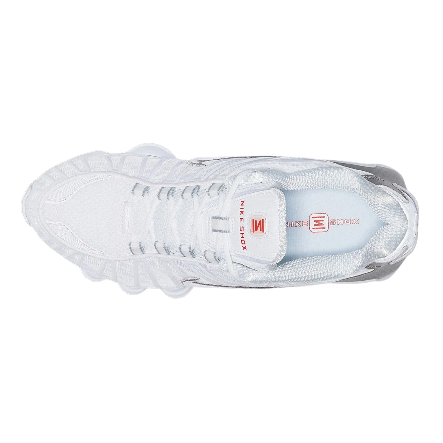 Nike Shox TL White Metallic Silver Max Orange (Women&