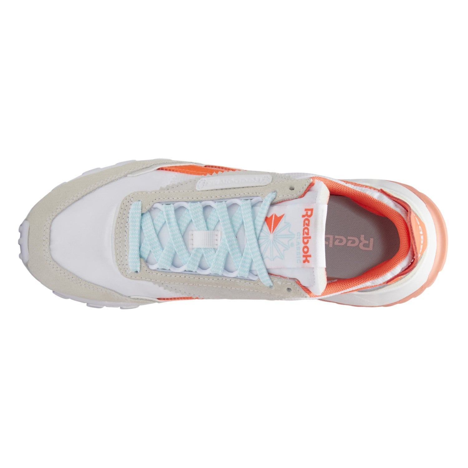 Reebok Classic Leather Legacy White Orange Flare (Women&