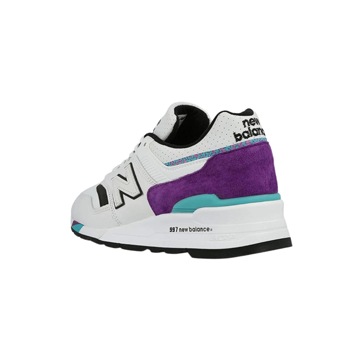New Balance 997 White Purple Teal