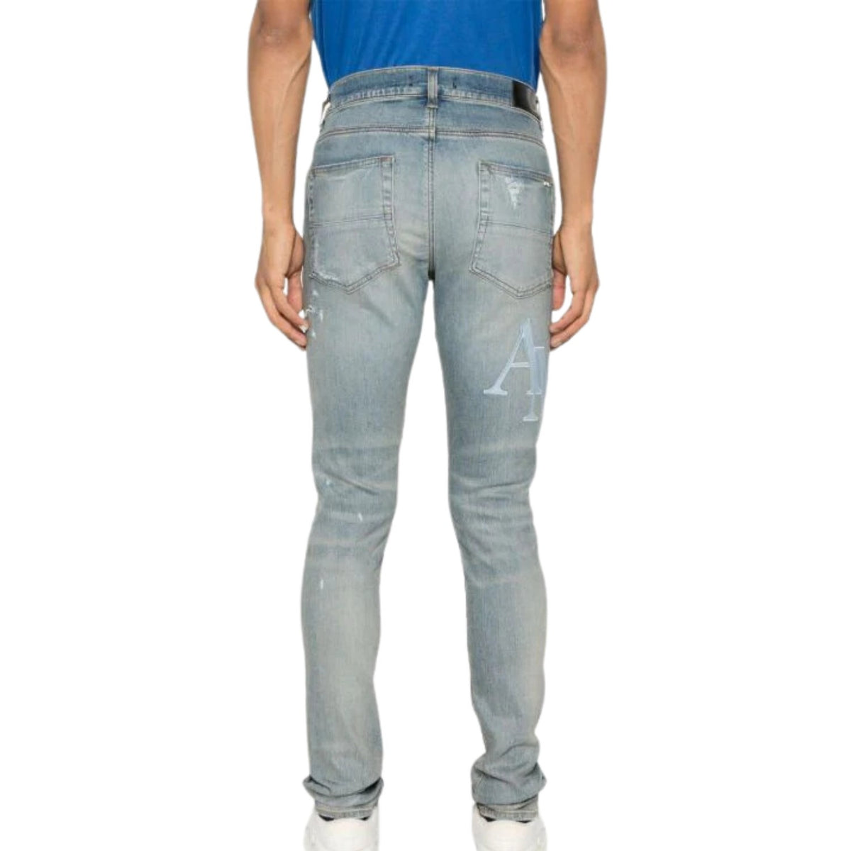 Amiri Staggered Logo Jeans Mens Style : Amdnsy1060