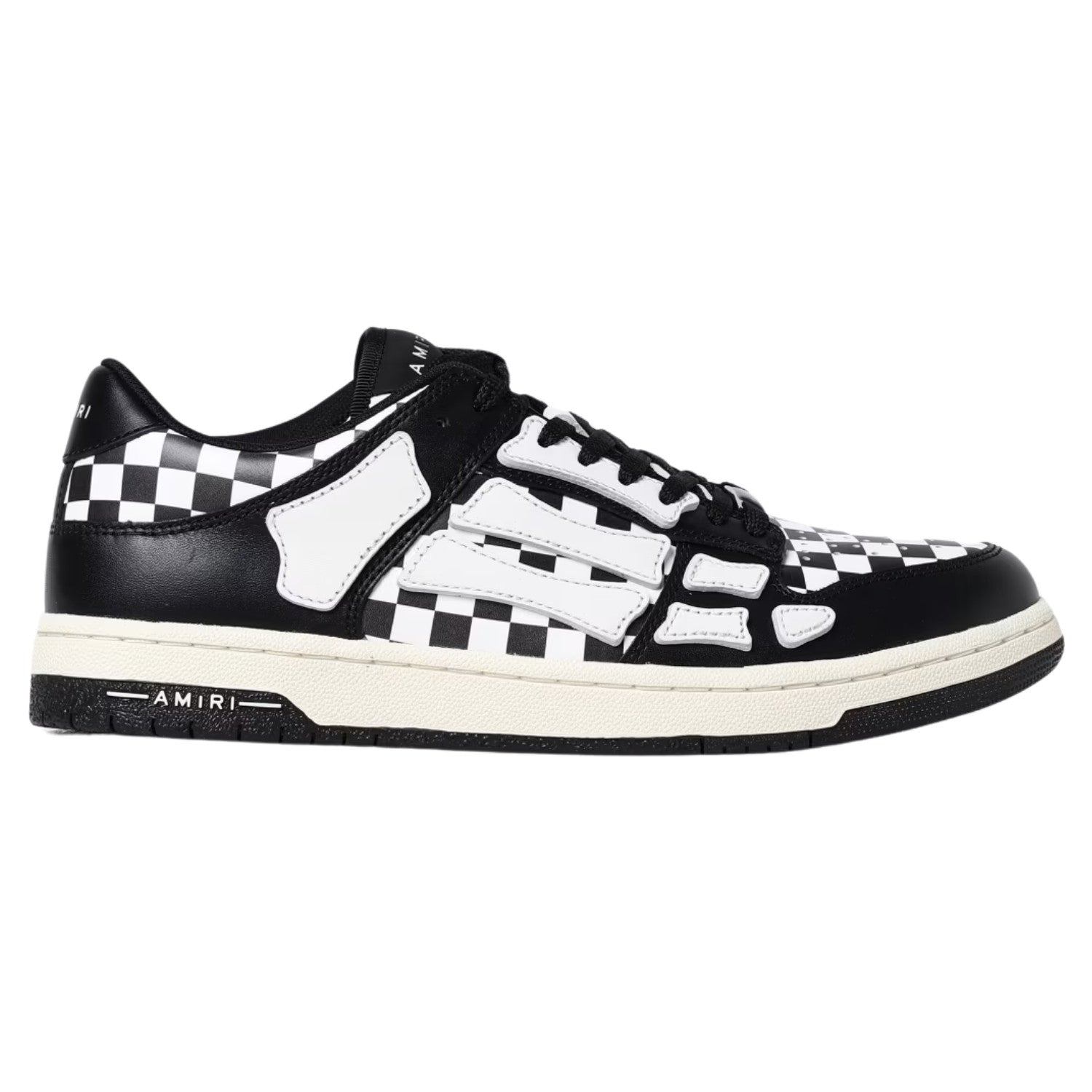 Amiri Checkered Skel Top Low Mens Style : Amfosr1032