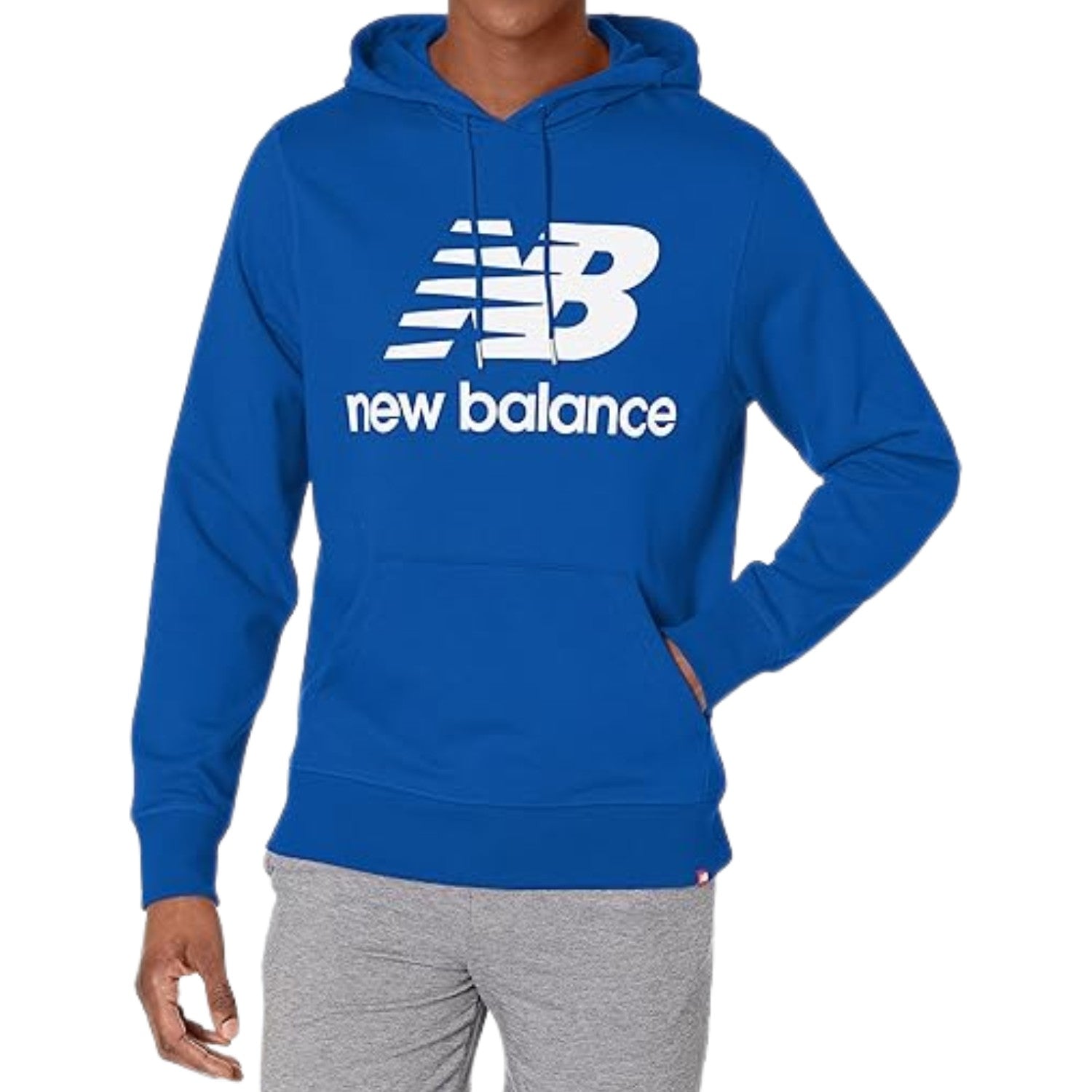 New Balance Essentials St Logo Po Hoodie Mens Style : Mt03558