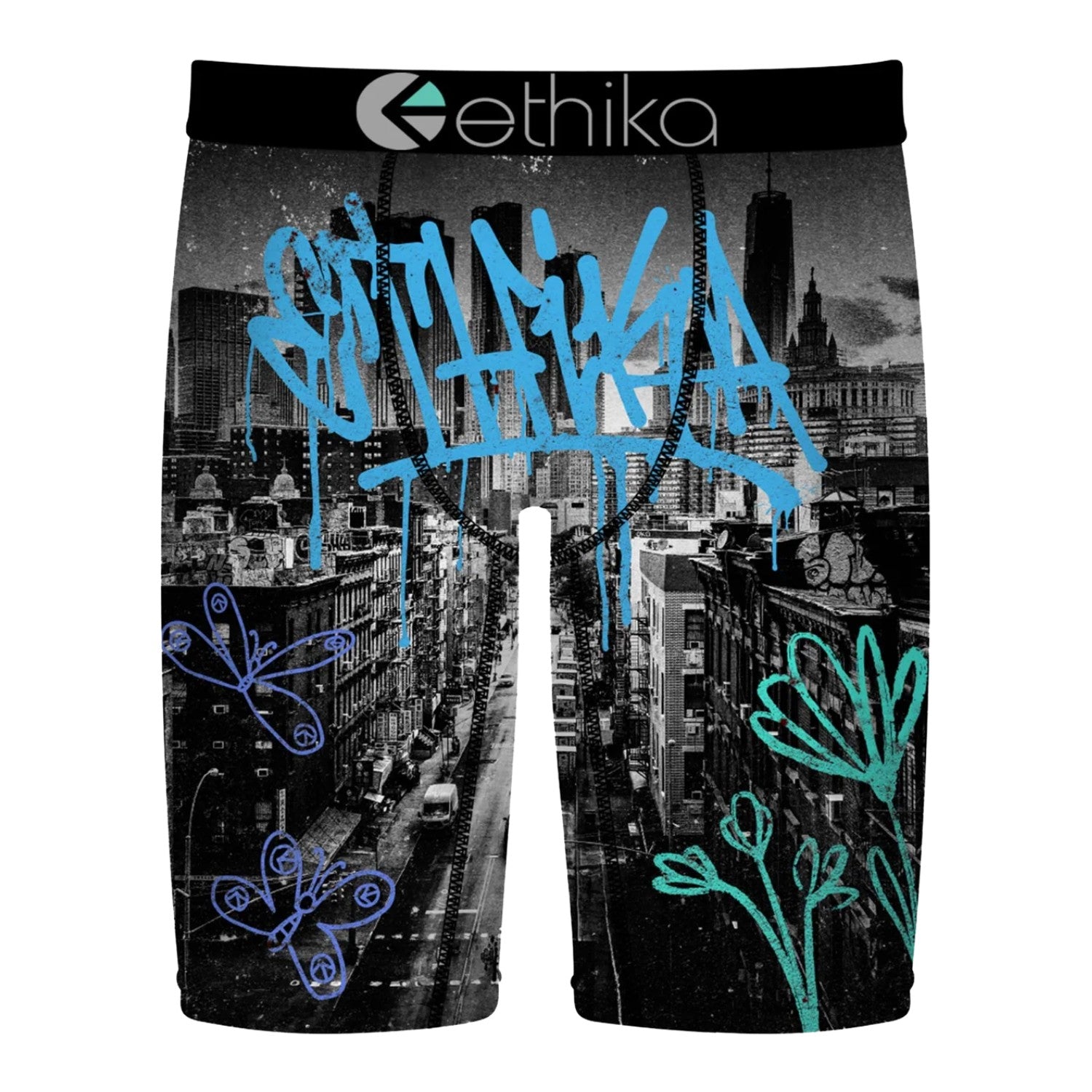 Ethika Asphalt Daisy Staple Fit Boxer Brief Mens Style : Mlus3542
