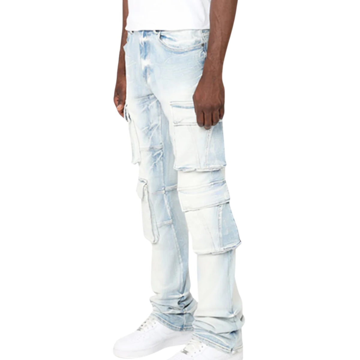 Smoke Rise Cargo Fashion Jeans Mens Style : Jp25143