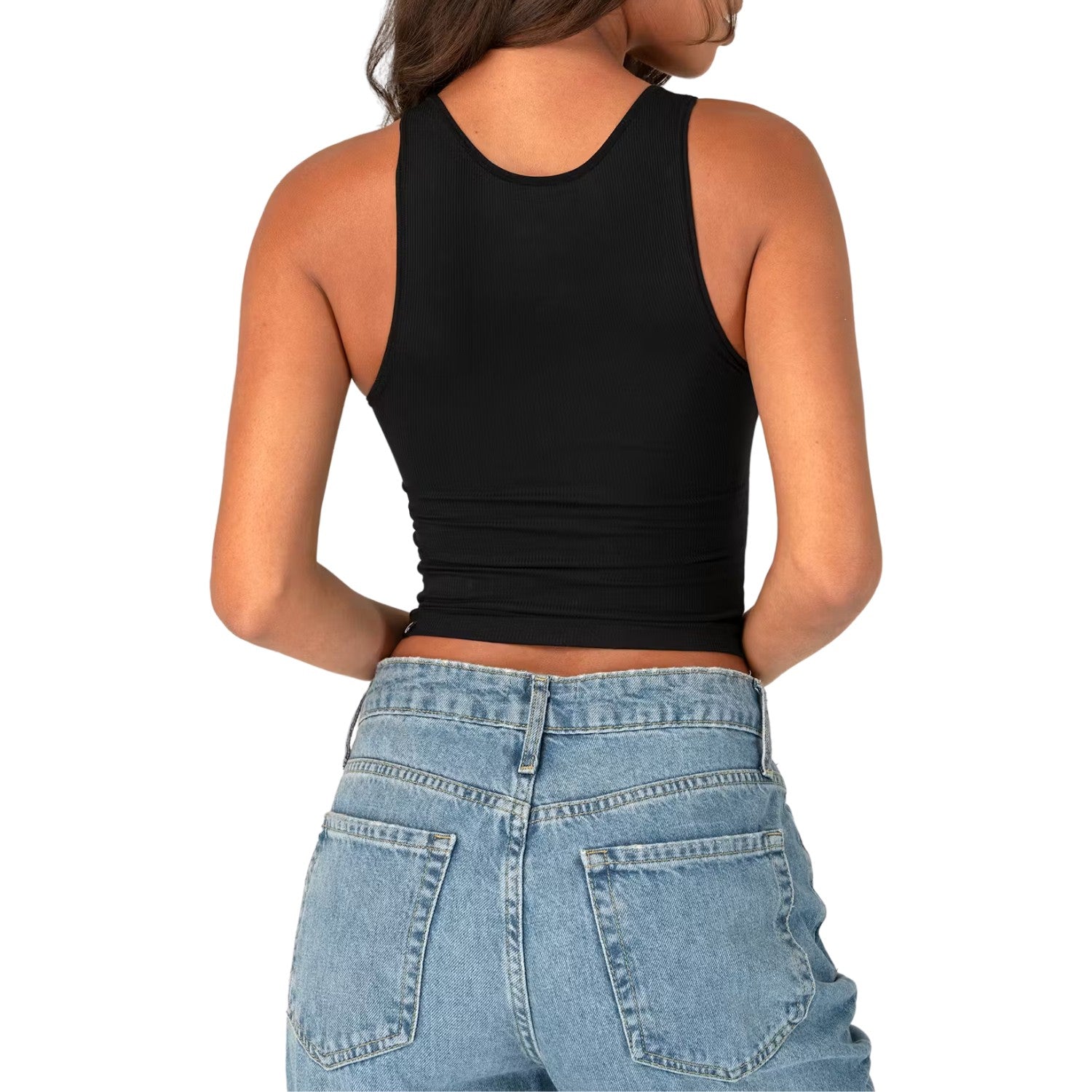 Ethika Cropped Tank Top Womens Style : Wlct1009