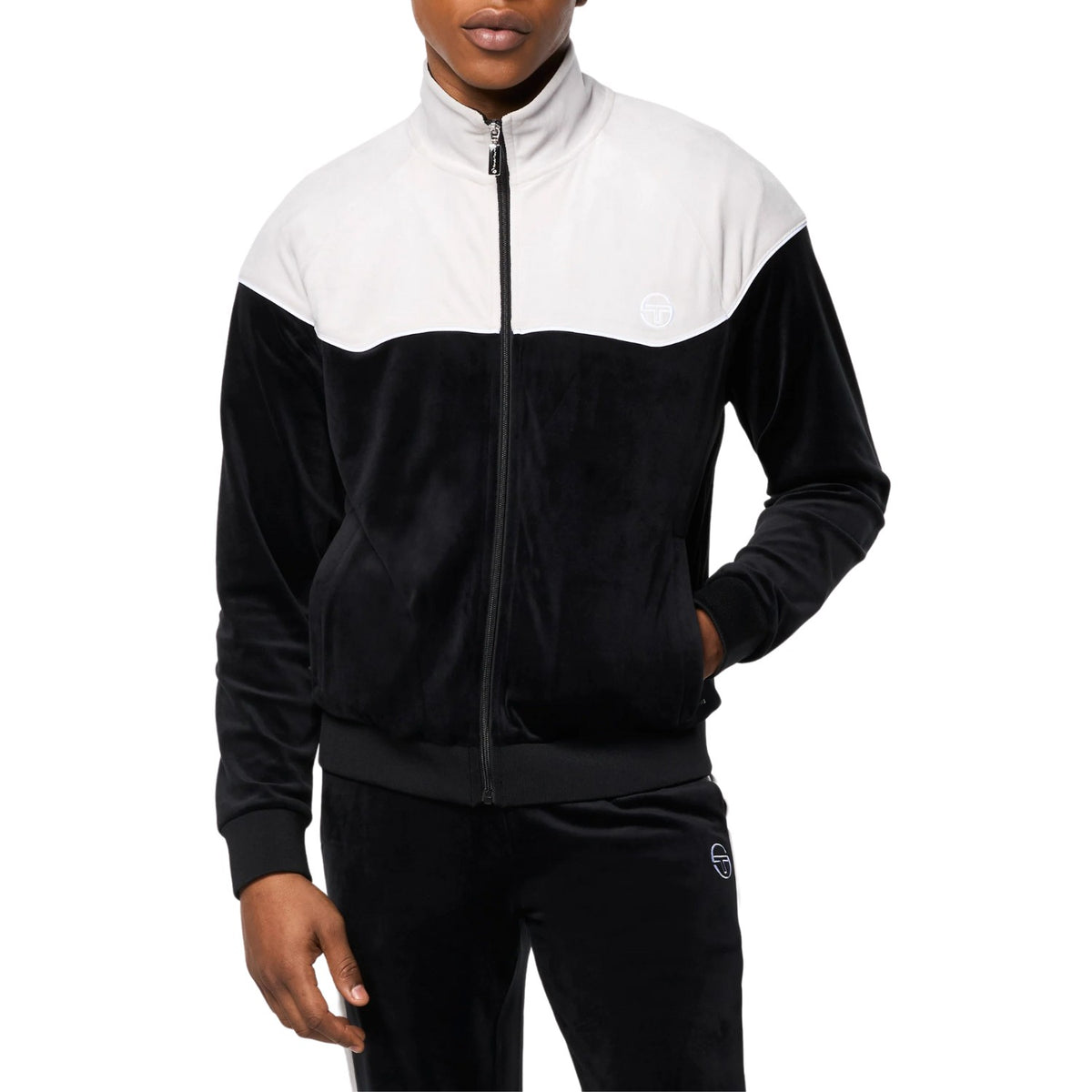Sergio Tacchini Cielo Velour Track Jacket Mens Style : Sts25m51131