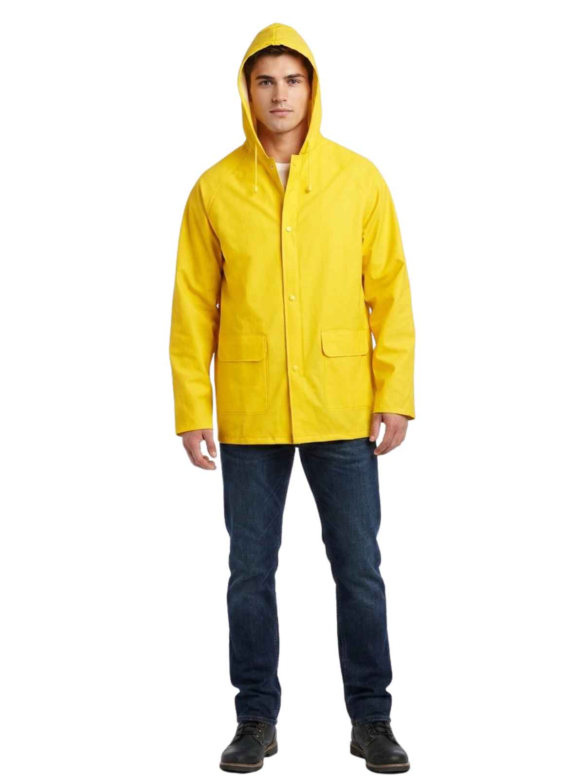 Rothco PVC Hooded Rain Jacket Mens Style : 3614