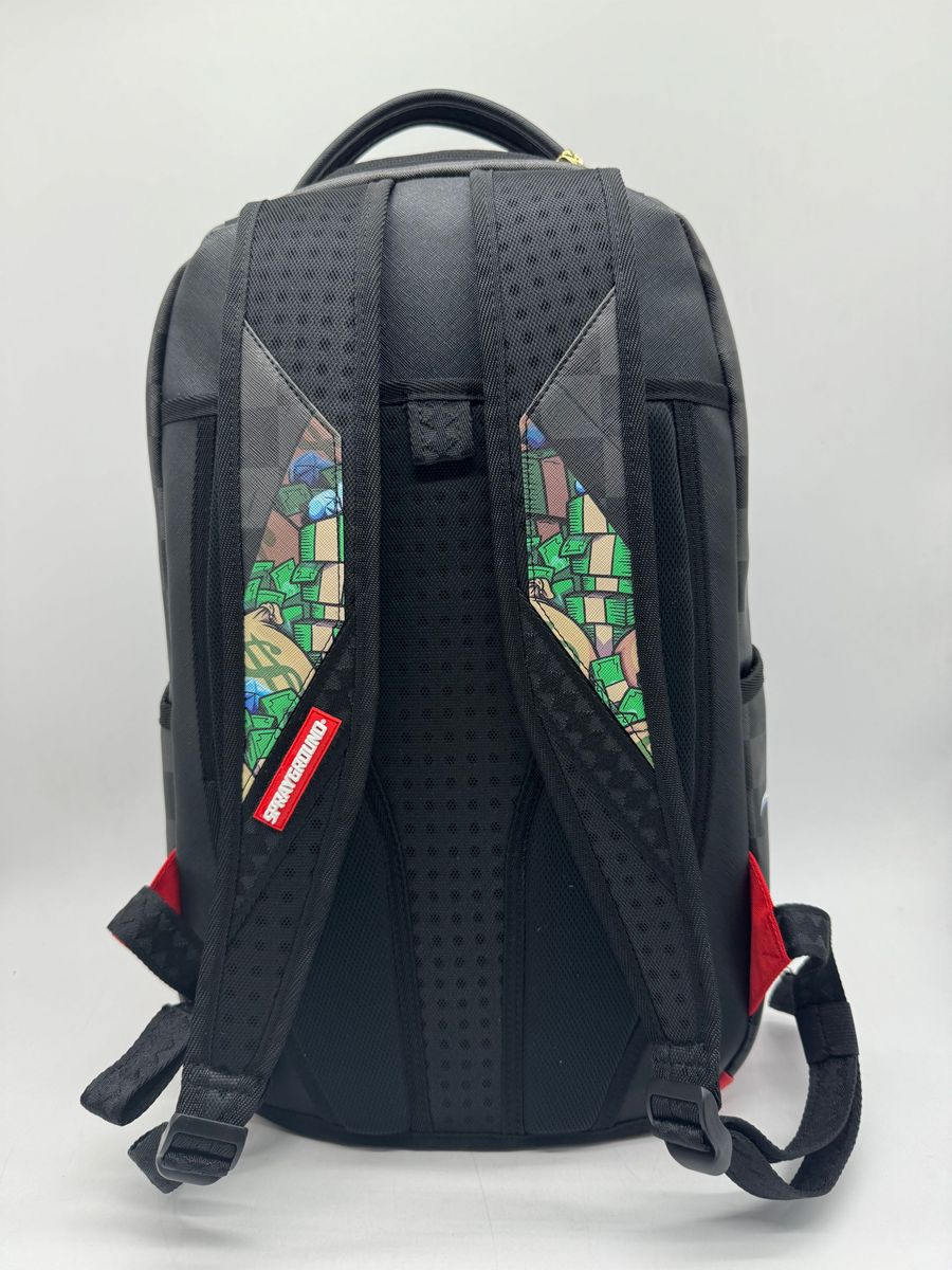 Sprayground Richie Rich Gold Sharkmouth Dlxsv Backpack Unisex Style : 910bb7756